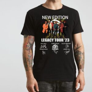 New Edition Band Retro Shirt Legacy Tour 2023 2
