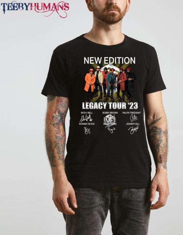 New Edition Band Retro Shirt Legacy Tour 2023 2