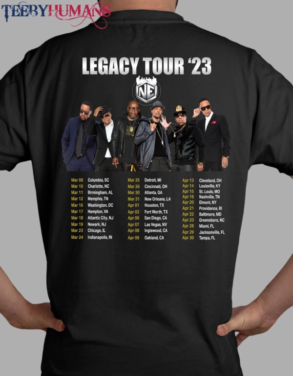 New Edition Band Retro Shirt Legacy Tour 2023 3